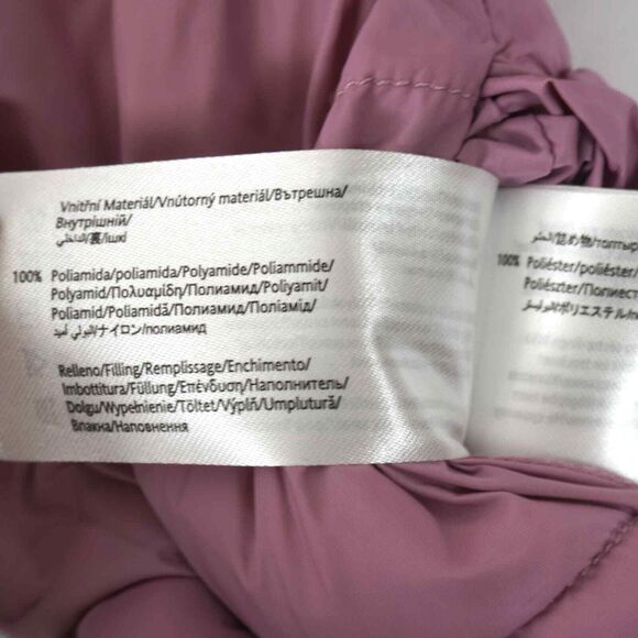 Mayoral Warm Insulated Hooded Puffer Jacket Purple Metallic‎ Silver Baby Sz 6m - Picture 7 of 7